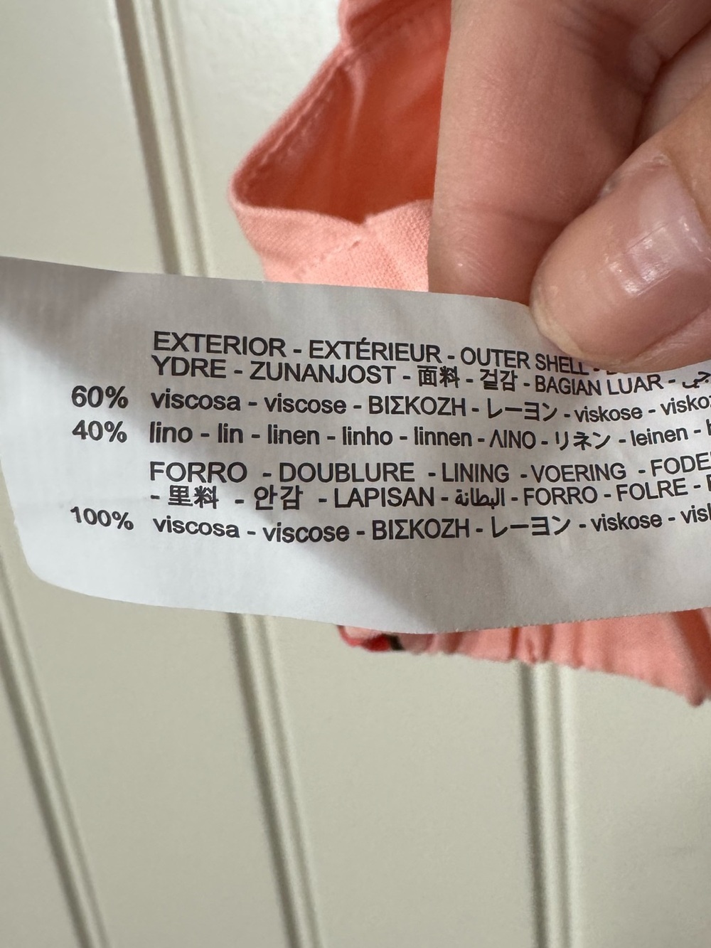 NEW w TAGS 🏷️ ZARA Open Back, Coral Pink Floral Halter Crop Top (Women’s Medium) - Picture 7 of 10